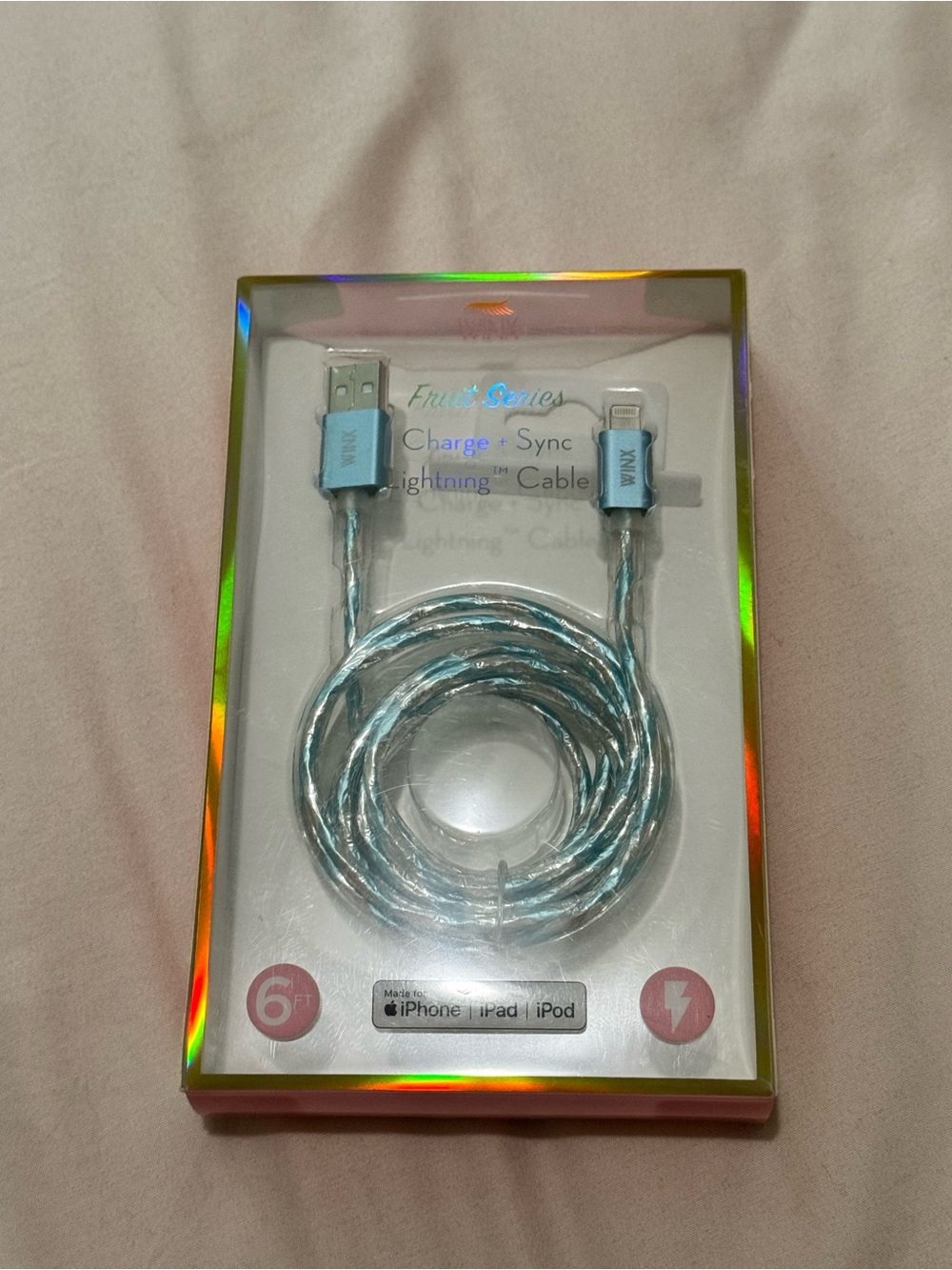 Lightning Charging & Sync Cable - Blue